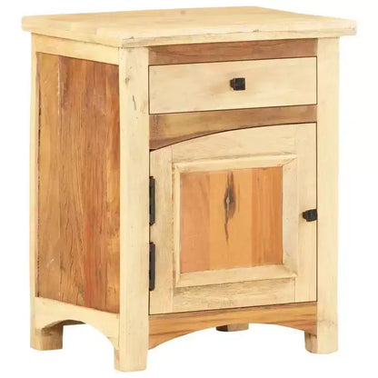 vidaXL Table de chevet 40x30x50 cm Bois de récupération massif