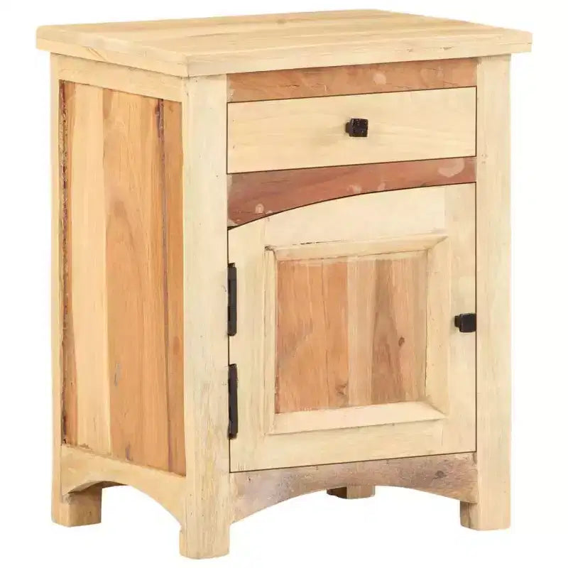 vidaXL Table de chevet 40x30x50 cm Bois de récupération massif