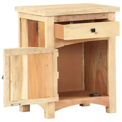 vidaXL Table de chevet 40x30x50 cm Bois de récupération massif