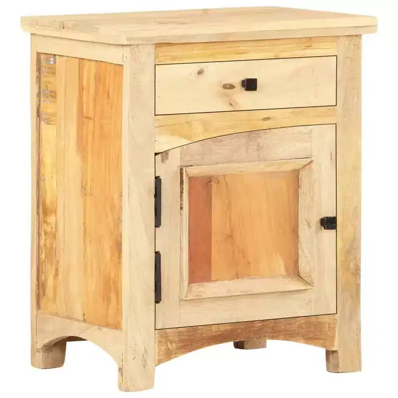 vidaXL Table de chevet 40x30x50 cm Bois de récupération massif