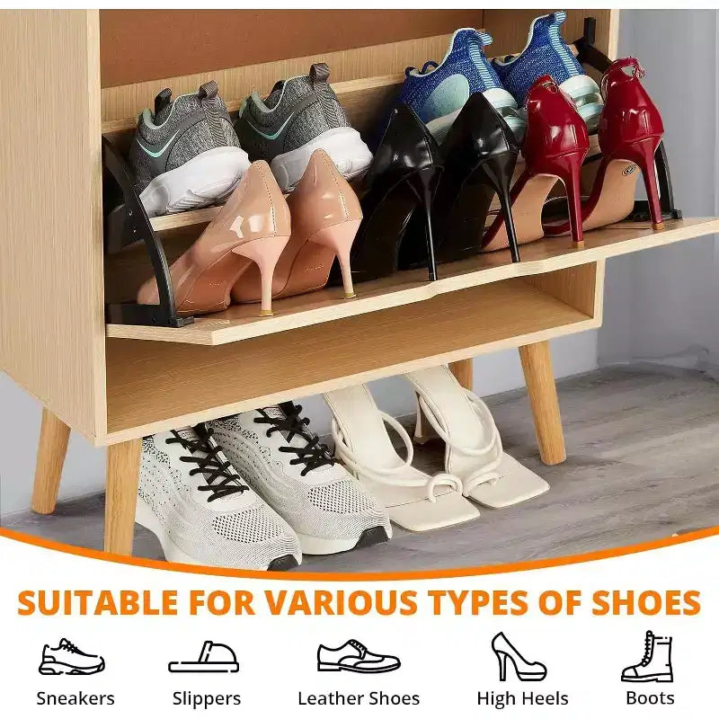 Meuble à chaussures 3 tiroirs basculants gain de place GustoWave pour entrée et couloir