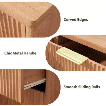 Commode moderne à 6 tiroirs pour chambre à coucher, commode en bois de 120 cm, meuble de rangement compact pour chambre d'enfant, placard, salon, appartement, naturel