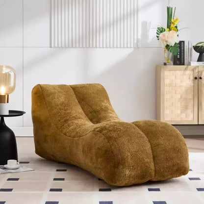 Pouf TUYOHW59 pouces, canapé lounge épousant les courbes du corps avec éponge haute élasticité, canapé de sol léger pour salon, chambre à coucher