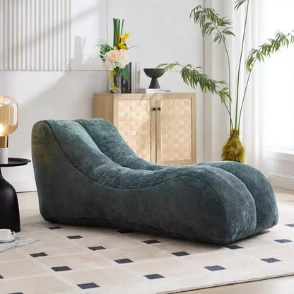 Pouf TUYOHW59 pouces, canapé lounge épousant les courbes du corps avec éponge haute élasticité, canapé de sol léger pour salon, chambre à coucher
