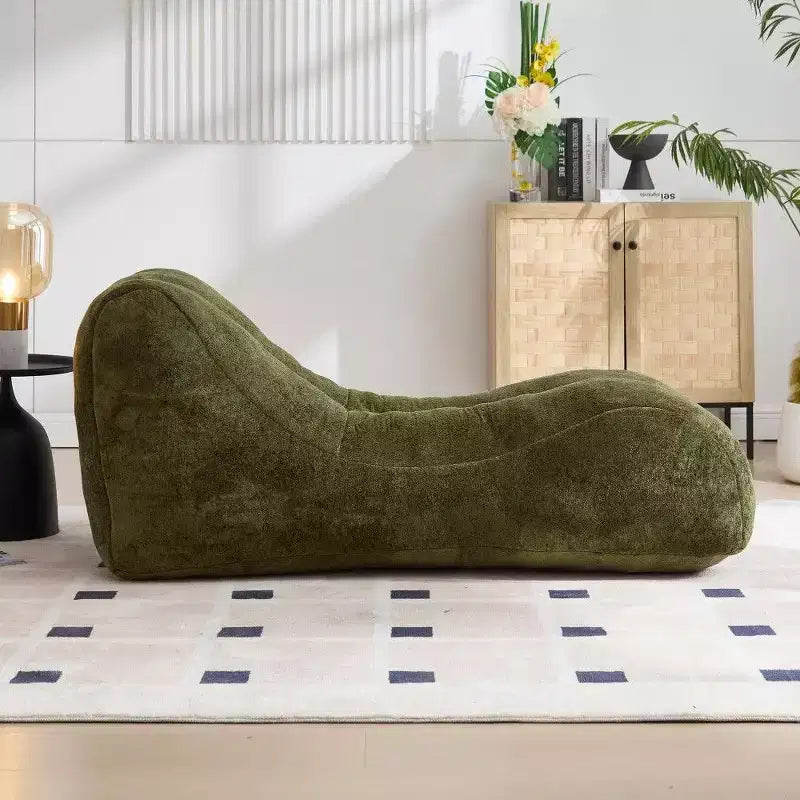 Pouf TUYOHW59 pouces, canapé lounge épousant les courbes du corps avec éponge haute élasticité, canapé de sol léger pour salon, chambre à coucher