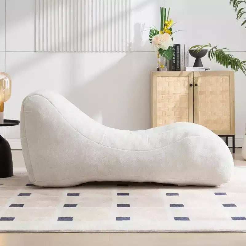 Pouf TUYOHW59 pouces, canapé lounge épousant les courbes du corps avec éponge haute élasticité, canapé de sol léger pour salon, chambre à coucher