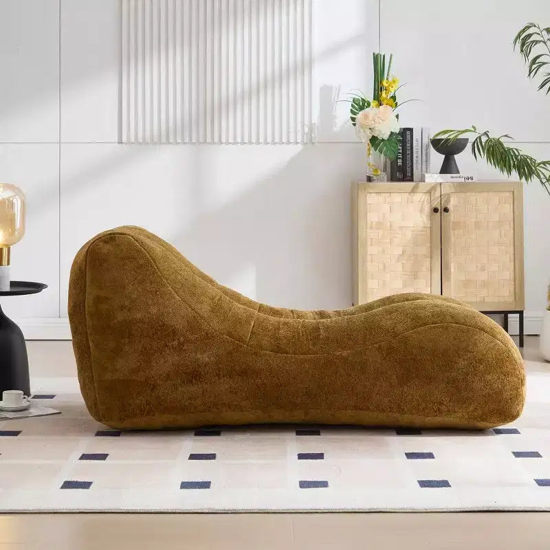 Pouf TUYOHW59 pouces, canapé lounge épousant les courbes du corps avec éponge haute élasticité, canapé de sol léger pour salon, chambre à coucher