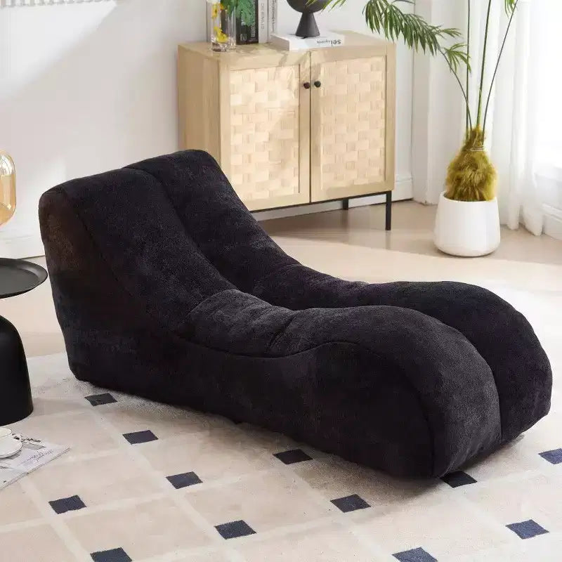 Pouf TUYOHW59 pouces, canapé lounge épousant les courbes du corps avec éponge haute élasticité, canapé de sol léger pour salon, chambre à coucher