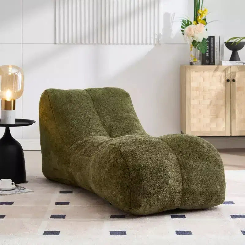 Pouf TUYOHW59 pouces, canapé lounge épousant les courbes du corps avec éponge haute élasticité, canapé de sol léger pour salon, chambre à coucher