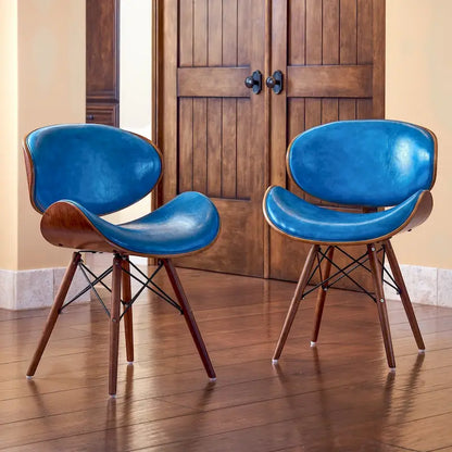 Fauteuil d'appoint sarcelle du milieu du siècle