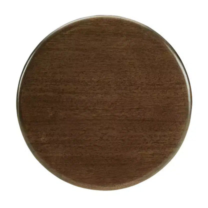 Lot de 2 tabourets de bar pivotants à hauteur réglable Kalen Crosley brun/noir mat : cadre en acier, style industriel-ferme