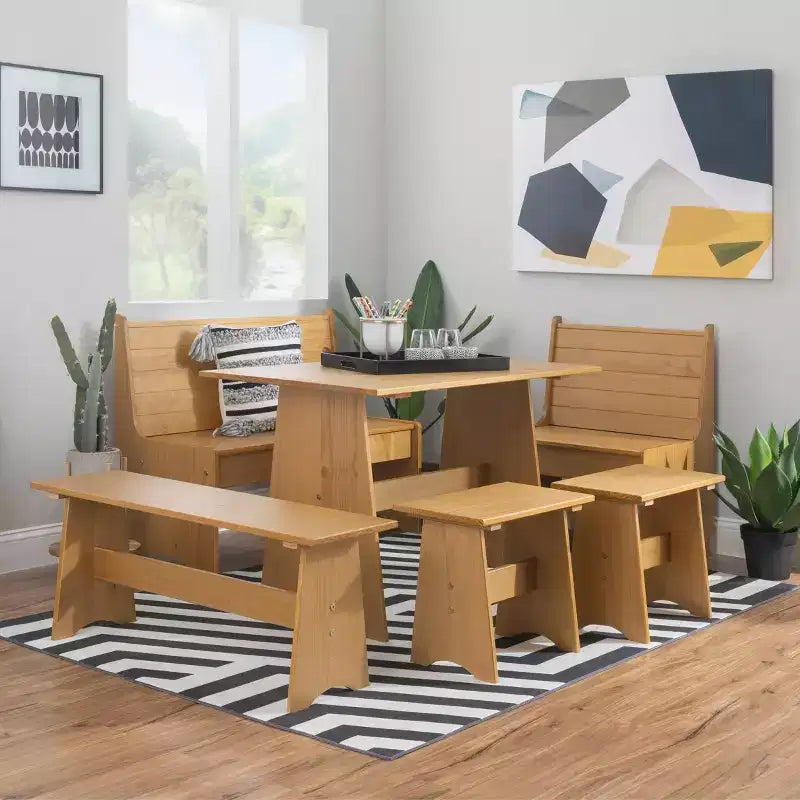 Table à manger Merrill, miel - Linon