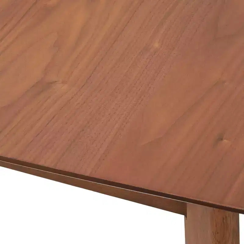 Table de salle à manger rectangulaire extensible Buylateral Wave en noyer, style Mid-Century : Mid-Century, 6 places, extensible