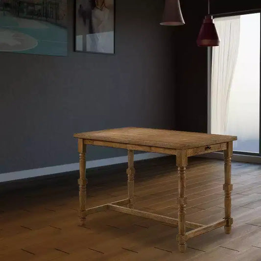 Table à manger Farsiris 55 po au fini chêne patiné - Acme Furniture
