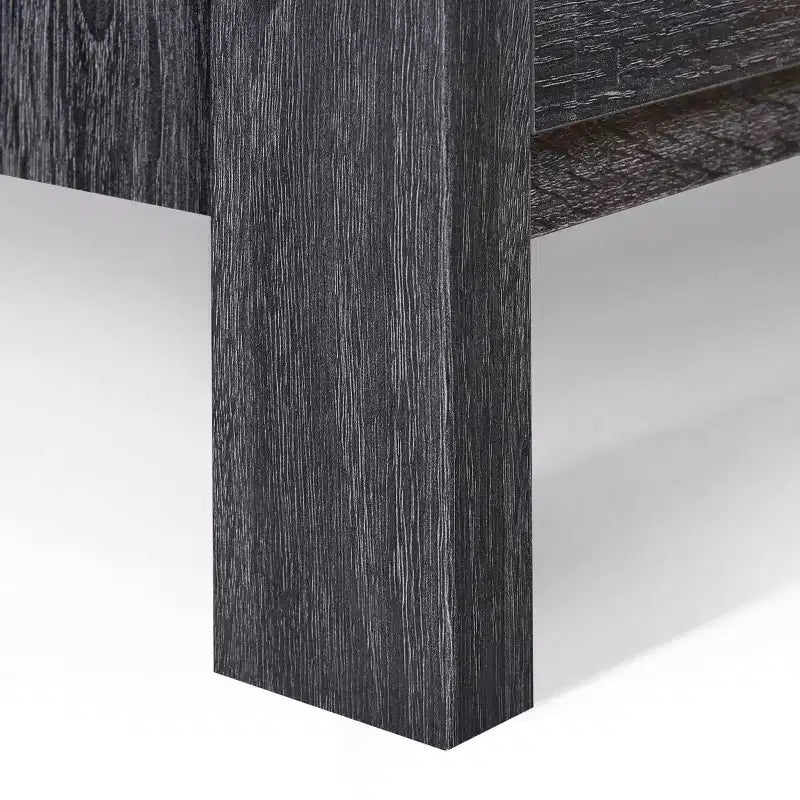 Lot de 2 tables de chevet contemporaines Olimont 2 tiroirs chêne gris Sonoma - Christopher Knight Home : Tables de rangement de chevet