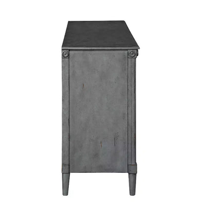 Commode traditionnelle Latimer 6 tiroirs gris antique - HOMES: Inside + Out : Rangement vintage pour la chambre à coucher