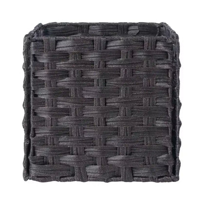 Banc de rangement 4 pièces Addison avec paniers Espresso/Chocolat - Winsome : Organiseur d'entrée en bois, pouf de chambre
