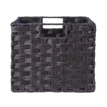 Banc de rangement 4 pièces Addison avec paniers Espresso/Chocolat - Winsome : Organiseur d'entrée en bois, pouf de chambre