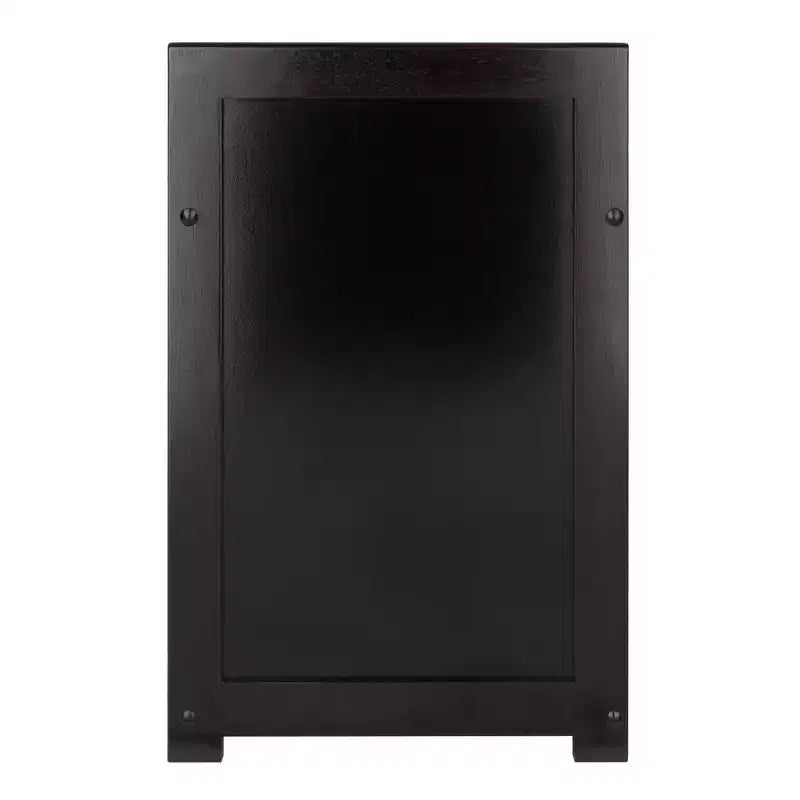 Banc de rangement 4 pièces Addison avec paniers Espresso/Chocolat - Winsome : Organiseur d'entrée en bois, pouf de chambre