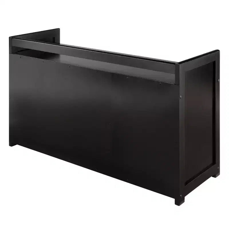 Banc de rangement 4 pièces Addison avec paniers Espresso/Chocolat - Winsome : Organiseur d'entrée en bois, pouf de chambre