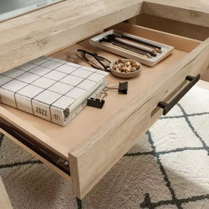 Bureau d'angle 2 tiroirs Prime Oak Pacific View - Sauder
