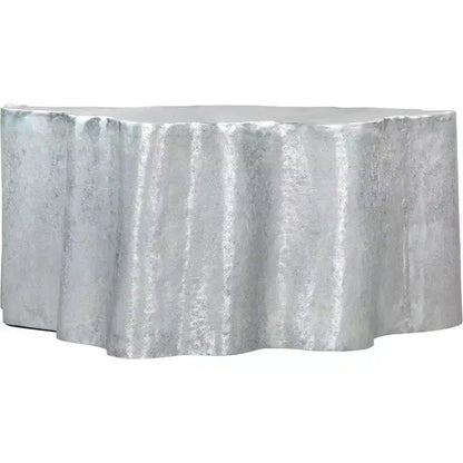 Table basse Forest Grove en aluminium argent antique - ZM Home : Piédestal irrégulier bohème moderne, Décoration de salon