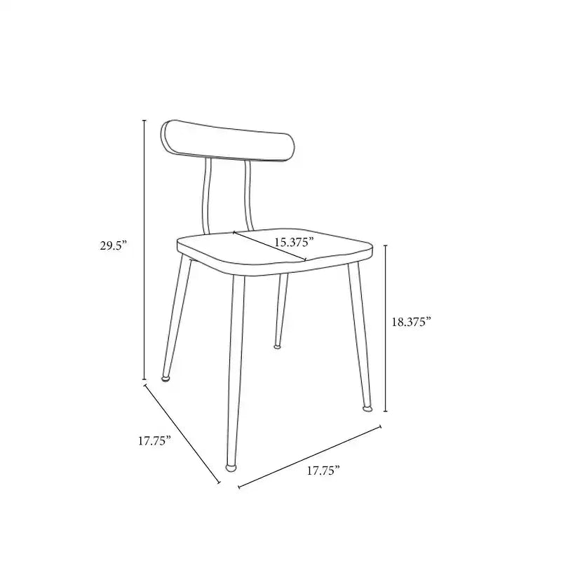 Lot de 2 chaises de salle à manger industrielles en bois et acier - Chêne vieilli/Noir - Hearth & Hand™ avec Magnolia : Pieds en métal élégants