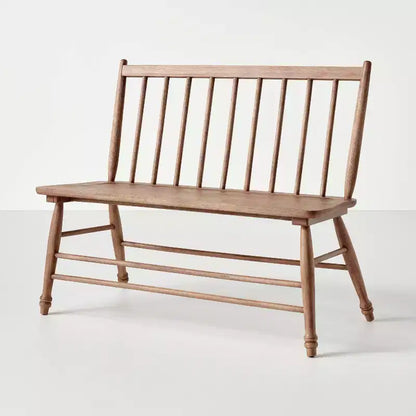 Banc de salle à manger Windsor vintage - Chêne vieilli - Hearth & Hand™ avec Magnolia