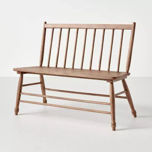 Banc de salle à manger Windsor vintage - Chêne vieilli - Hearth & Hand™ avec Magnolia