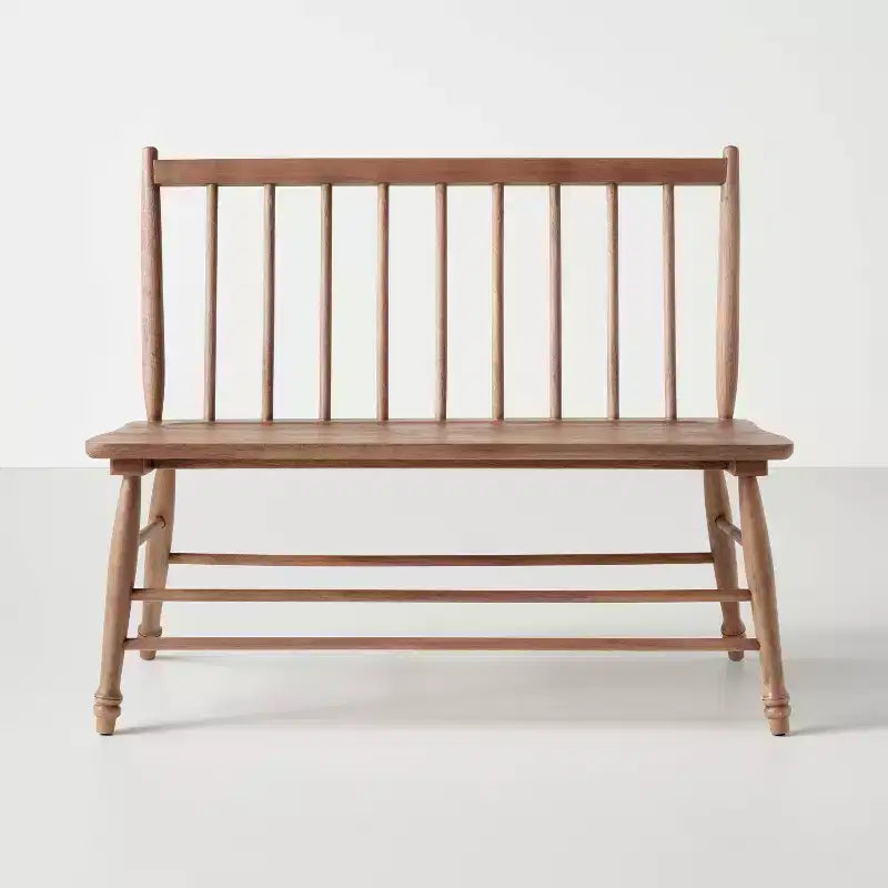 Banc de salle à manger Windsor vintage - Chêne vieilli - Hearth & Hand™ avec Magnolia