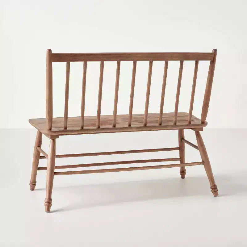 Banc de salle à manger Windsor vintage - Chêne vieilli - Hearth & Hand™ avec Magnolia