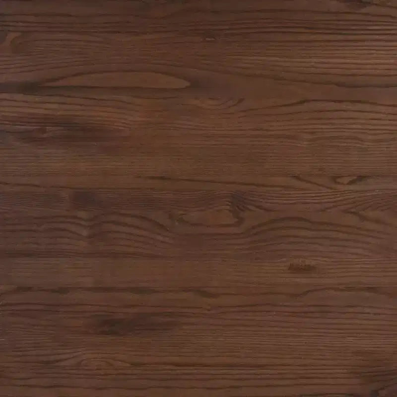 Table carrée moderne Merrick Lane de 31,5 po en métal avec plateau en bois rustique pour l'intérieur