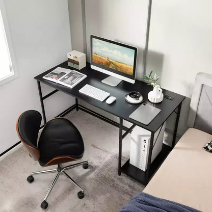 Costway Bureau d'ordinateur 55" avec station de charge, bureau PC à domicile avec 4 prises de courant
