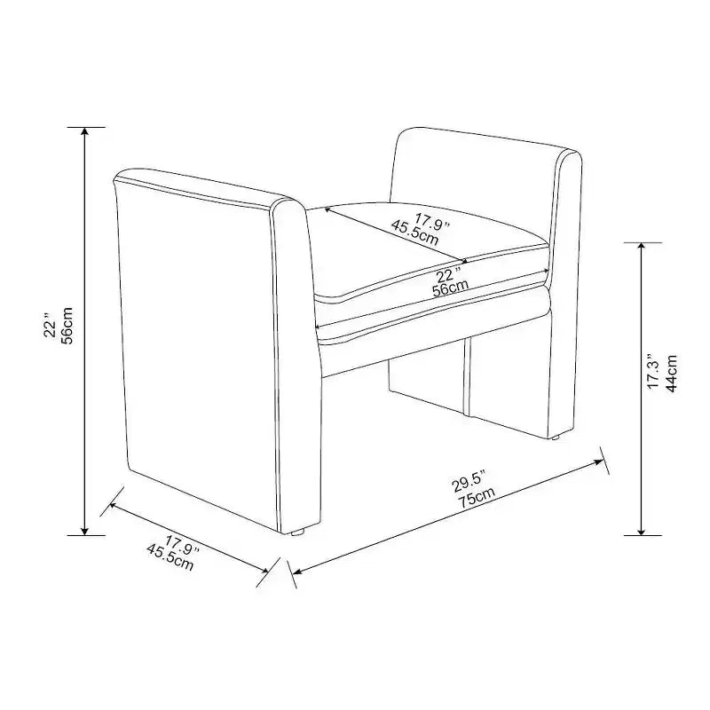 Vernon Ottoman - Threshold conçu en collaboration avec Studio McGee