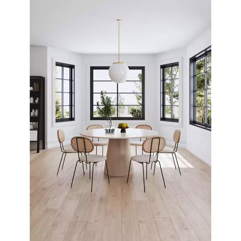 Lot de 4 chaises de salle à manger Jardin avec assise rembourrée - Manhattan Comfort
