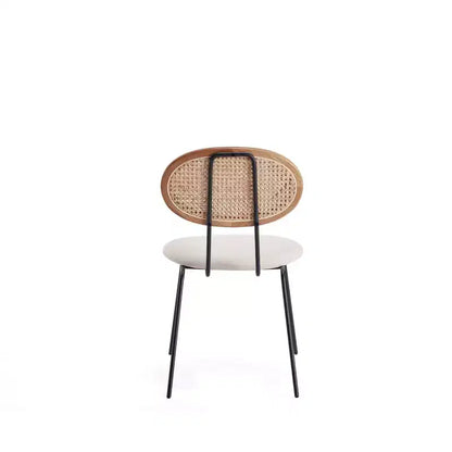 Lot de 4 chaises de salle à manger Jardin avec assise rembourrée - Manhattan Comfort