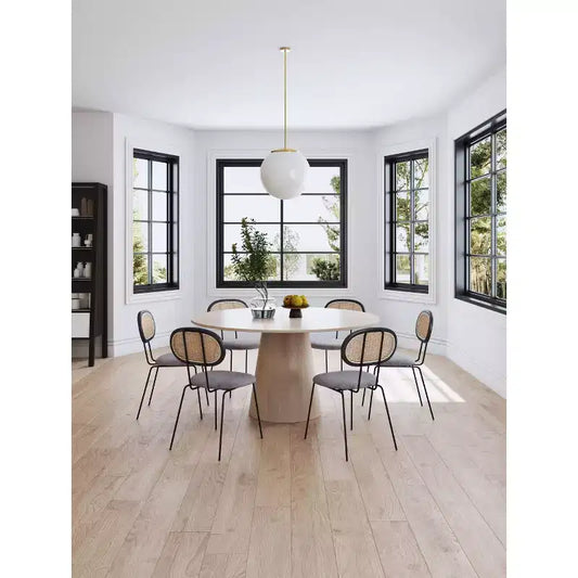 Set of 4 Jardin Dining Chairs with Upholstered Seating - Manhattan Comfort