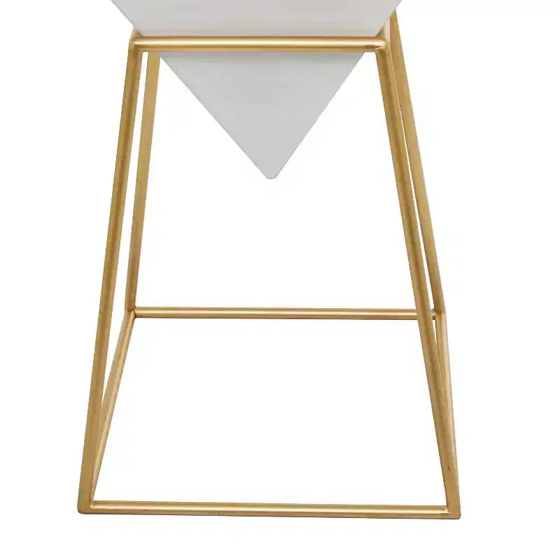 Table d'appoint moderne en métal - Olivia & May