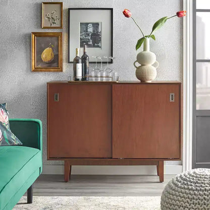 Console Menlo avec portes coulissantes réversibles - angelo:Home