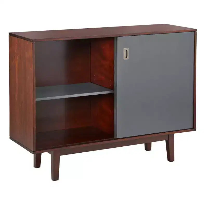 Console Menlo avec portes coulissantes réversibles - angelo:Home