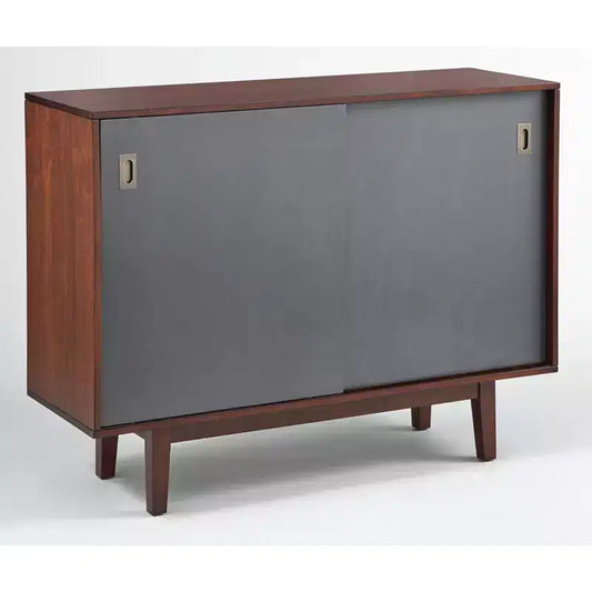 Menlo Console Table with Reversible Sliding Doors - angelo:Home