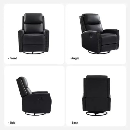 Fauteuil inclinable pivotant et à bascule en cuir véritable Hilario Fall 30.31 large | OFFRE DU JOUR | ART OF LIVING DESIGNS