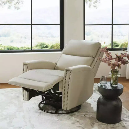 Fauteuil inclinable pivotant et à bascule en cuir véritable Hilario Fall 30.31 large | OFFRE DU JOUR | ART OF LIVING DESIGNS