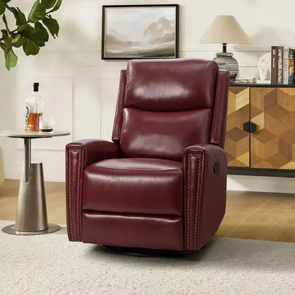 Fauteuil inclinable pivotant et à bascule en cuir véritable Hilario Fall 30.31 large | OFFRE DU JOUR | ART OF LIVING DESIGNS