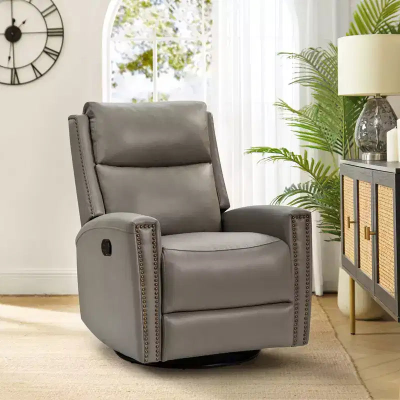 Fauteuil inclinable pivotant et à bascule en cuir véritable Hilario Fall 30.31 large | OFFRE DU JOUR | ART OF LIVING DESIGNS