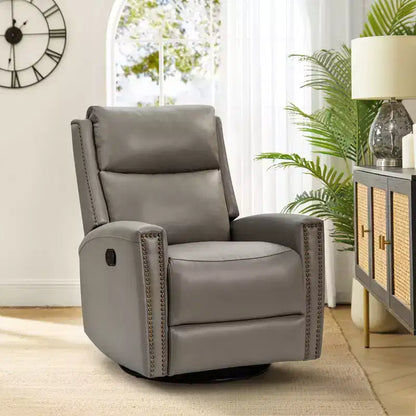 Fauteuil inclinable pivotant et à bascule en cuir véritable Hilario Fall 30.31 large | OFFRE DU JOUR | ART OF LIVING DESIGNS