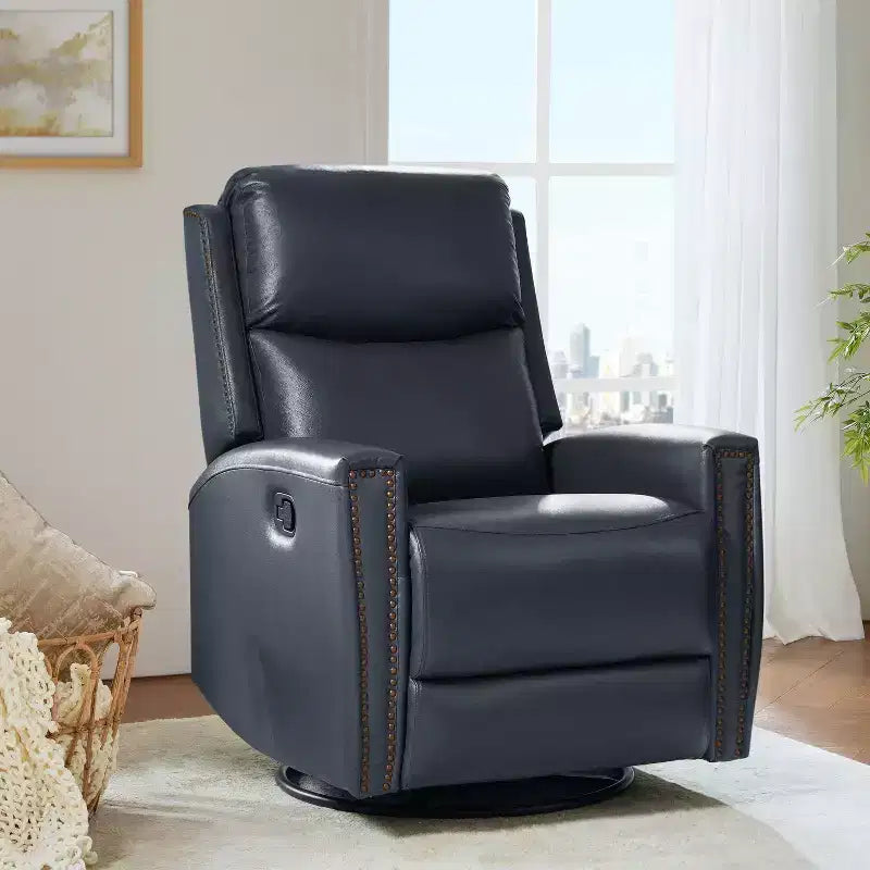 Fauteuil inclinable pivotant et à bascule en cuir véritable Hilario Fall 30.31 large | OFFRE DU JOUR | ART OF LIVING DESIGNS