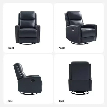 Fauteuil inclinable pivotant et à bascule en cuir véritable Hilario Fall 30.31 large | OFFRE DU JOUR | ART OF LIVING DESIGNS