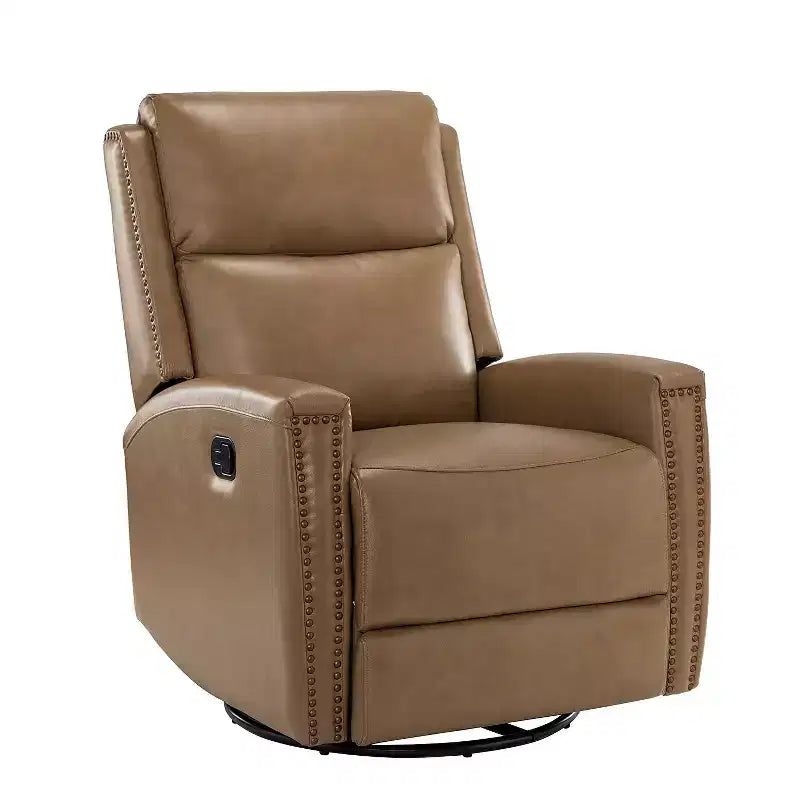 Fauteuil inclinable pivotant et à bascule en cuir véritable Hilario Fall 30.31 large | OFFRE DU JOUR | ART OF LIVING DESIGNS