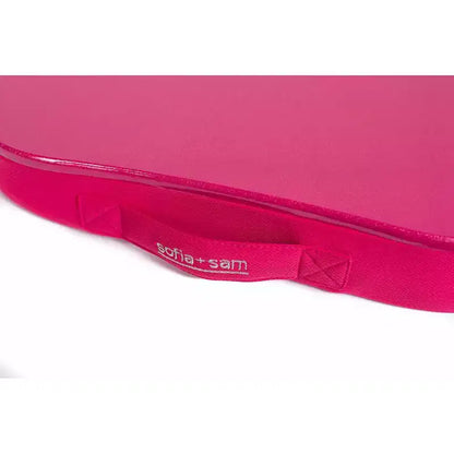 Sofia + Sam Petite Table de Lit Pliante avec Mousse à Mémoire de Forme - Rose